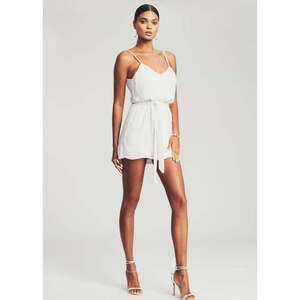NWT Retrofete Claire Sequin Dress in Moonglow White Size Medium